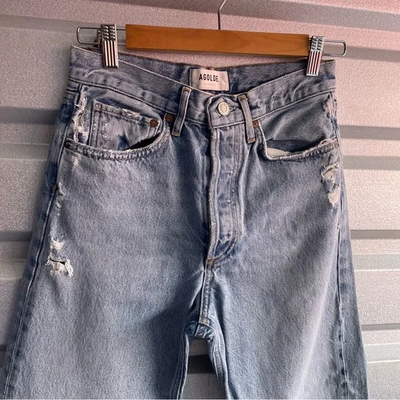 Agolde 90's Crop in Nerve